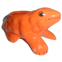 Attractive Frog Shaped Ceramic Pot for Room Plantation