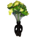 Beautiful Flower Vase Black