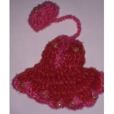 Woollen Dress For Thakur Ji -Pink