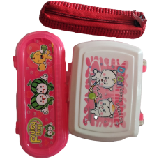 Geometry Box Lunch Box plus Pencil Pouch