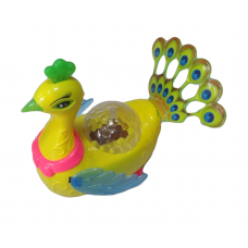 Dancing Peacock- Yellow Color
