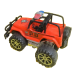Police Jeep with wide tyres