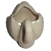 Beautiful Off-White Swan Shaped Ceramic Pot for Room Plantation
